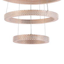 Jones Iron & Acrylic LED 3 Tier Pendant Light